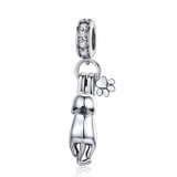 Sticky Cat Footprints Pendant Charms