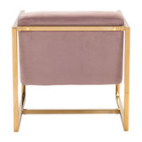 Zuo Alt Arm Chair Pink Velvet