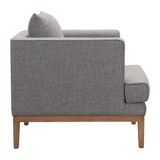 Zuo Eden Arm Chair Gray