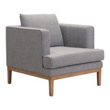 Zuo Eden Arm Chair Gray