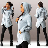 Hoodie Sweatshirt Comfortable Cozy Her Fashion Irregular Top Pullover