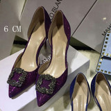 High Heels Pumps Slip On Colorful Deco HHF Pointed Toe Womens Shoes