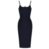 Womens Dress Spaghetti Strap Bandage Party Sexy Bodycon Club Dress