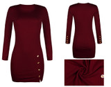 Womens Short Dress Long Sleeve Sexy Autumn Winter Bodycon Mini Dress Womens Short Dress Long Sleeve Sexy Autumn Winter Bodycon Mini Dress