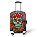 Sugar Skull Slip On Luggage Covers
