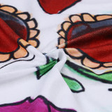 Sugar Skull Multi Purpose Round Microfiber Throw