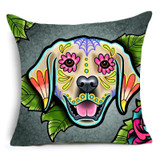 Sugar Skull Cartoon Art Square Pillow Cases