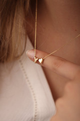 Personalized Dainty Heart Initial Neckalce