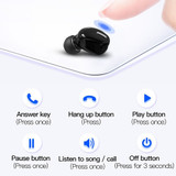 Mini In-Ear 5.0 Bluetooth Earphone HiFi Wireless