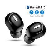 Mini In-Ear 5.0 Bluetooth Earphone HiFi Wireless