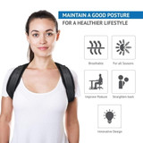BodyWellness™ Unisex Posture Corrector (Adjustable to All Body Sizes)