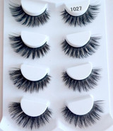 4 pairs Natural False Lash Extension mink eyelashes for beauty