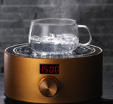 Glass Tea Cup Heat-resistant Lead-free Glass Coffee Cup Creative Transparent Water Cup