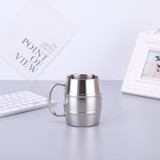Handle Double Stainless Steel Beer Cup Creative Gift New mug custom logo