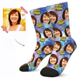 Custom Best Mom In The Galaxy Socks - Best Mother's Day Gifts For Mom