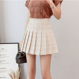 Preppy Lolita Style Plaid Mini Skirt