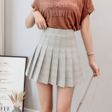 Preppy Lolita Style Plaid Mini Skirt