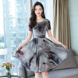 Women's Print Chiffon Dress