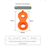 Faucet Aerator Detached Install Spanner