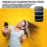 Deluxe UV Sanitizer with Wireless Phone Charger