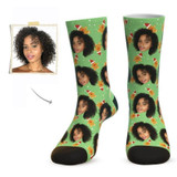 Custom Gingerbread Socks - Perfect Christmas Sock Exchange Idea