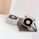Retro Phonograph Record Player Premium AirPods Case Shock Proof Cover