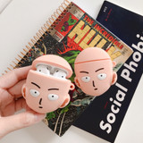 One Punch Man 'Serious Saitama' Premium AirPods Case Shock Proof Cover