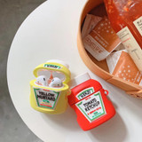 Ketchup Bottle Premium AirPods Case Shock Proof Cover