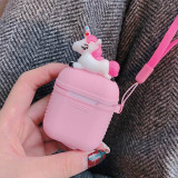 Pink Unicorn AirPods Case Shock Proof Cover