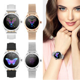 Fashion KW10 Smart Watch Women Lovely Bracelet IP68 Waterproof Heart Rate Monitor Sleep Monitoring Dial Smartwatch IOS Android
