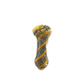 3" Rasta Stripped Fumed Hand Pipe