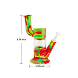 Robo Silicone Glass Water Pipe
