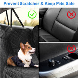 Dog Car Seat Cover for Back Seat, HIPPIH Dog Seat Covers for Cars Back Seat, Waterproof and Nonslip Pet Car Seat Covers Backseat with Mesh Window, Dog Hammock for Car Backseat with Storage Pockets Dog Car Seat Cover for Back Seat, HIPPIH Dog Seat Covers for Cars Back Seat, Waterproof and Nonslip Pet Car Seat Covers Backseat with Mesh Window, Dog Hammock for Car Backseat with Storage Pockets