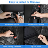 Dog Car Seat Cover for Back Seat, HIPPIH Dog Seat Covers for Cars Back Seat, Waterproof and Nonslip Pet Car Seat Covers Backseat with Mesh Window, Dog Hammock for Car Backseat with Storage Pockets Dog Car Seat Cover for Back Seat, HIPPIH Dog Seat Covers for Cars Back Seat, Waterproof and Nonslip Pet Car Seat Covers Backseat with Mesh Window, Dog Hammock for Car Backseat with Storage Pockets