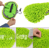 2 in 1 Microfiber Car Wash Mop Mitt with Long Handle, Car Wash Brush Duster with 2 Pcs Mop Head & Extension Pole, Scratch Free Cleaning Tool Dust Collector Supplies for Washing Car,Truck