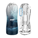 Male Masturbator Cup Soft Pussy Sex Toys Transparent Vagina Adult Endurance Exercise Products Vacuum Pocket For Men Vagina Mouth