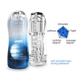 Male Masturbator Cup Soft Pussy Sex Toys Transparent Vagina Adult Endurance Exercise Products Vacuum Pocket For Men Vagina Mouth