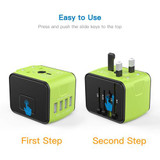 Universal USB Travel Power Adapter