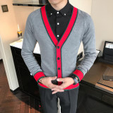 Men's knitted cardigan