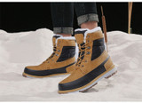 Men Snow Boots Warm Plush Fur And Waterproof