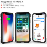 Apple iPhone X Phone Case (Heavy Duty Protection Shockproof)