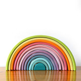 Wooden Rainbow Blocks