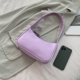 Vintage Retro Totes Bags For Women Fashion Handbag Soft Leather Female Small Subaxillary Bag Casual Retro Mini Shoulder Bag
