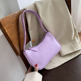 Vintage Retro Totes Bags For Women Fashion Handbag Soft Leather Female Small Subaxillary Bag Casual Retro Mini Shoulder Bag
