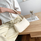 Vintage Retro Totes Bags For Women Fashion Handbag Soft Leather Female Small Subaxillary Bag Casual Retro Mini Shoulder Bag
