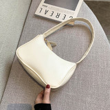 Vintage Retro Totes Bags For Women Fashion Handbag Soft Leather Female Small Subaxillary Bag Casual Retro Mini Shoulder Bag