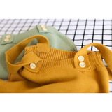 Knit Button Romper