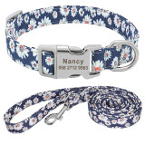 Custom Dog Collar and Leash Set