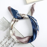Square Silk Scarf Headband