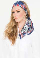 Square Silk Scarf Headband